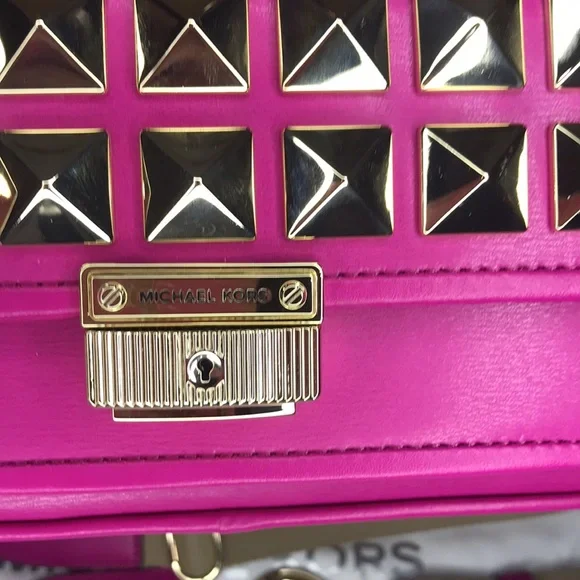 MMK Studded Bradshaw Leather Camera Crossbody - Picture 4 of 13